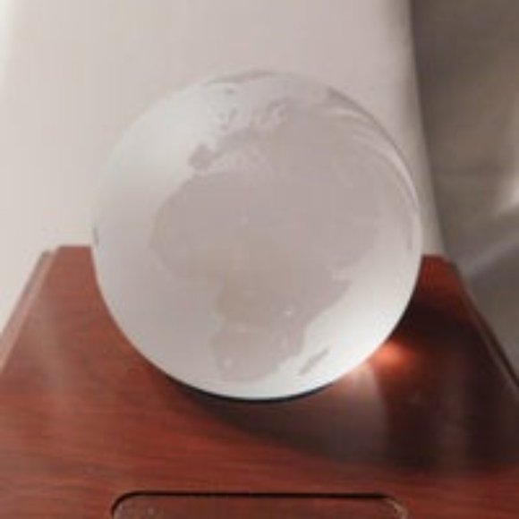 Vintage Glass Earth Globe Paperweight - Picture 3 of 9